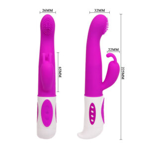 High Tech-Smart Hugh Rabbit Liliac-Silicon, 12 Trepte, Silentios - imagine 6