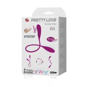Fun Toys-Smart Snaky Vibe Vibrator 7 V + 3 Tickling-Silicon, 7 14 Fun Toys-Smart Snaky Vibe Vibrator 7 V + 3 Tickling-Silicon, 7 - imagine 4