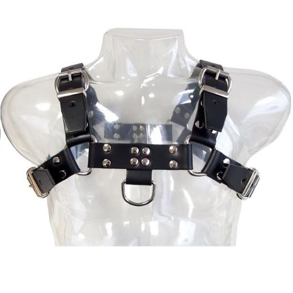 Leather Body-Ham din Piele cu Lanțuri Iii · Accesorii BDSM (imaginea 3)