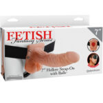 Fetish Fantasy Series-Series 7 Hollow Strap-on cu Testicule 17.8 cm — PIPEDREAMS · Inele & Mansoane Penis (imaginea 2)