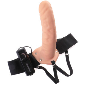 Fetish Fantasy Series-Strap-on Vibrator Tubular 19 cm Maro 8 Fetish Fantasy Series-Strap-on Vibrator Tubular 19 cm Maro - imagine 3