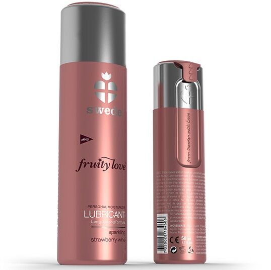 Swede-Fruity Love Lubrifiant Vin Spumant Căpșuni 100 Ml 1 img 44797 0659bbe50d4e469b1acf9b31d6929e13 1