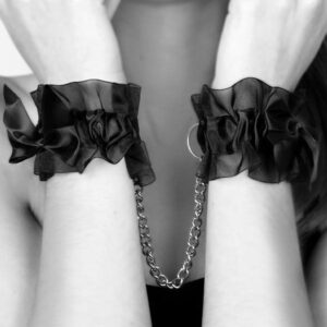 Bijoux Indiscrets-Frou Frou Cătușe din Organza și Satin - imagine 3