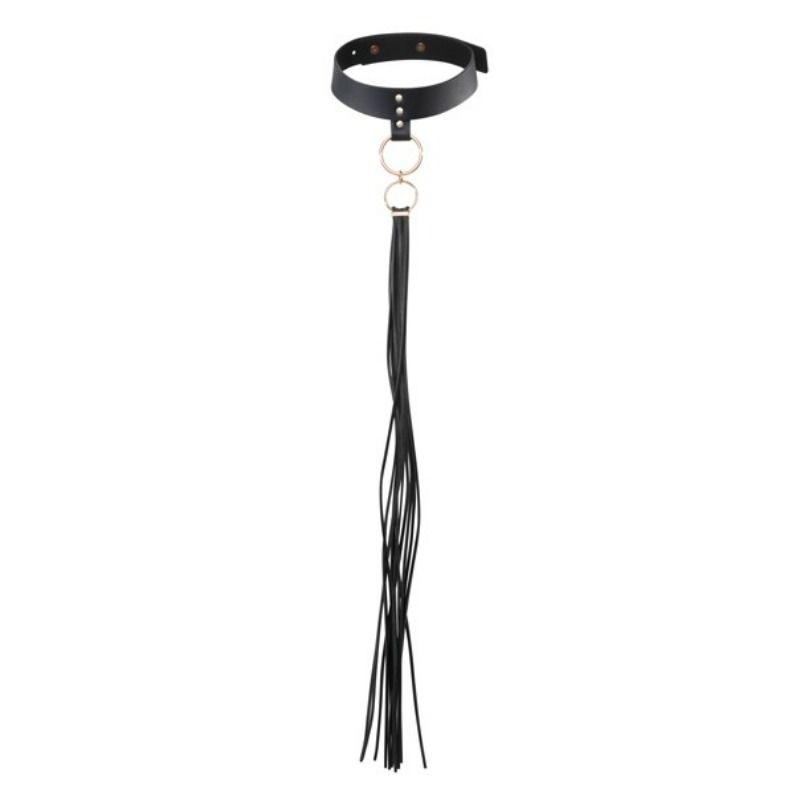 Bijoux Maze-Choker cu Franjuri Negru-Poliuretan 1 img 47587 7765e71bcb2f2ae561771d5c3a90ffc7 1