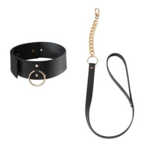 Bijoux Maze-Maze - Colier Negru cu Lesă-Poliuretan 12 Bijoux Maze-Maze - Colier Negru cu Lesă-Poliuretan - imagine 6