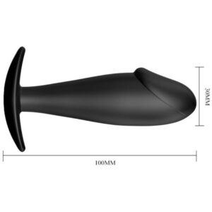 Anal Toys-Anal Plug Formă Penis din Silicon Negru-Waterproof 12 Anal Toys-Anal Plug Formă Penis din Silicon Negru-Waterproof - imagine 6