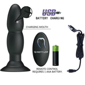 Remote Control-Plug Vibrator Rotativ cu Telecomandă-Silicon, 3 11 Remote Control-Plug Vibrator Rotativ cu Telecomandă-Silicon, 3 - imagine 3