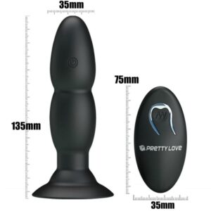 Remote Control-Plug Vibrator Rotativ cu Telecomandă-Silicon, 3 12 Remote Control-Plug Vibrator Rotativ cu Telecomandă-Silicon, 3 - imagine 4