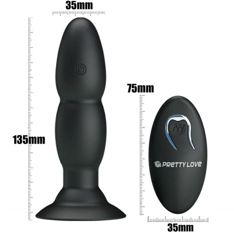 Remote Control-Plug Vibrator Rotativ cu Telecomandă-Silicon, 3 4 img 49687 de7a09144fcf5d78ba533a345c790a4c 1