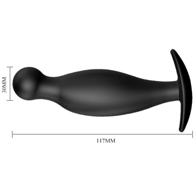 Anal Toys-Plug Anal din Silicon 11.7 Cm, Negru-Waterproof 4 img 49694 7f71133268e0cf4a1ab46e191da5ff25 1
