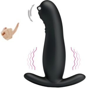 Anal Toys-Stimulator Prostatic cu Vibrații-Silicon, 7 Trepte - imagine 10
