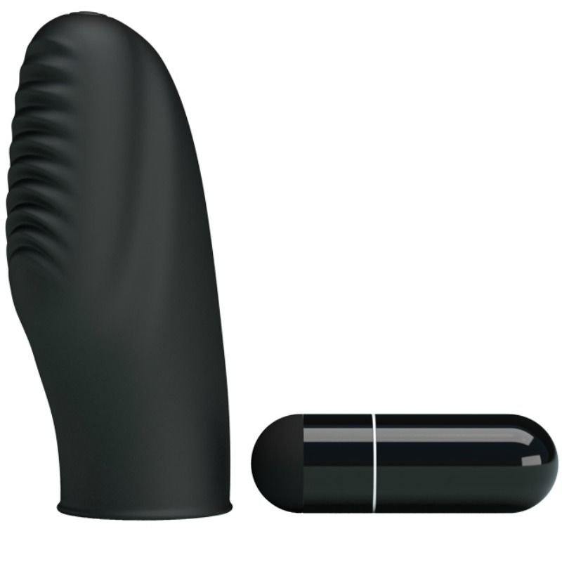 Fun Toys-Flirtation Stanford Degetar Vibrator Negru-Silicon 2 img 49727 5a5113573f3182fe8b412960a0d3017c 1