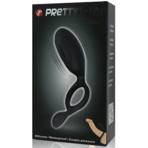 For Him-Ethel Inel Vibrator cu Stimulator-Silicon 20 For Him-Ethel Inel Vibrator cu Stimulator-Silicon - imagine 10