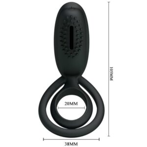 For Him-Esther Inel Vibrator cu Stimulator Clitoridian-Silicon 15 For Him-Esther Inel Vibrator cu Stimulator Clitoridian-Silicon - imagine 5