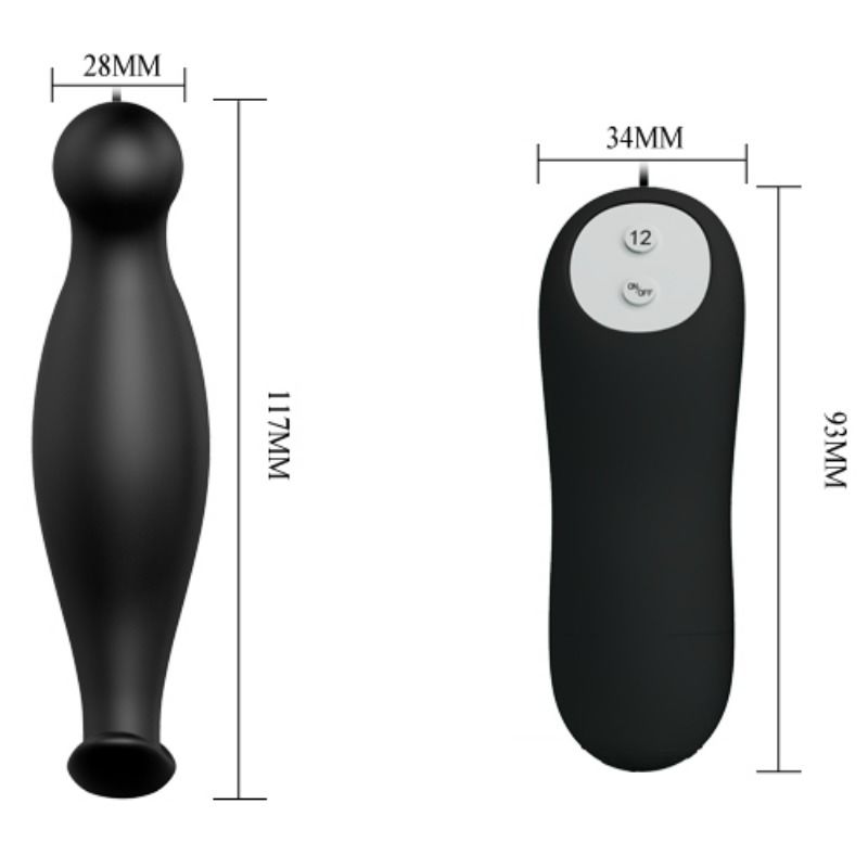 Remote Control-Dop Anal din Silicon 12 Moduri de Vibrație 4 img 49892 918b9a5b245d050c19b59600f2b9ec58 1
