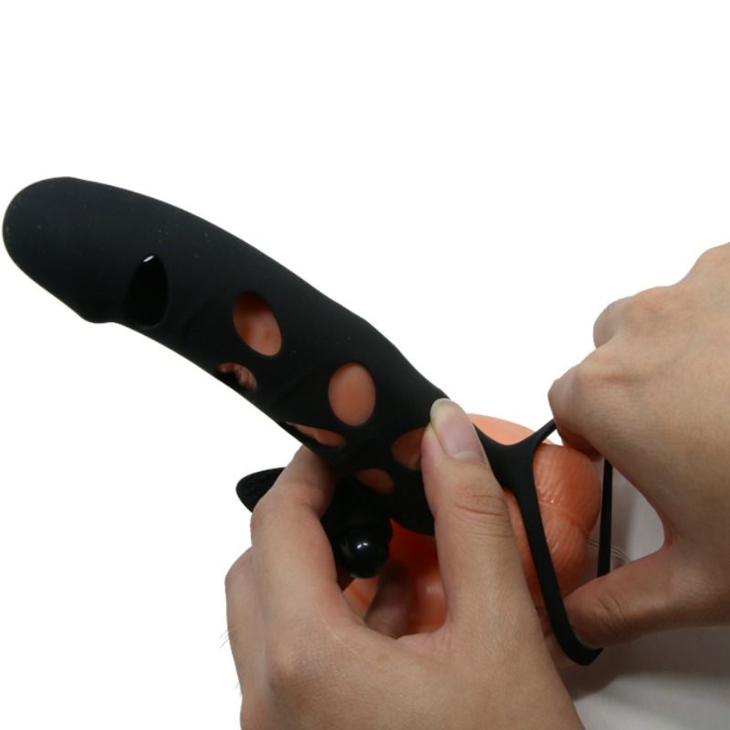 For Him-Husa din Silicon cu Vibratie 15.2 Cm-Waterproof 6 img 49901 9ff9a5e0191805964335c47cf3f55c56 1