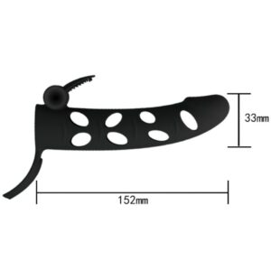 For Him-Husa din Silicon cu Vibratie 15.2 Cm-Waterproof 13 For Him-Husa din Silicon cu Vibratie 15.2 Cm-Waterproof - imagine 5