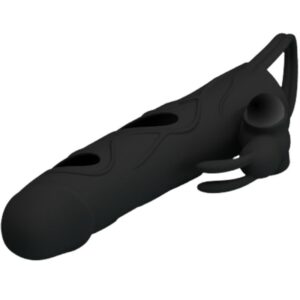 For Him-Husa din Silicon cu Vibrație 14 cm 1.0-Waterproof - imagine 3