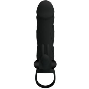 For Him-Husa din Silicon cu Vibrație 14 cm 1.0-Waterproof - imagine 4