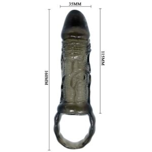 Baile For Him-Manșon Extensor pentru Penis cu Bretea 13 Baile For Him-Manșon Extensor pentru Penis cu Bretea - imagine 6