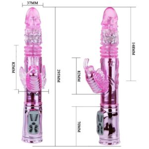 Baile Rotations-Vibrator Reîncărcabil cu Rotație si Stimulator - imagine 6
