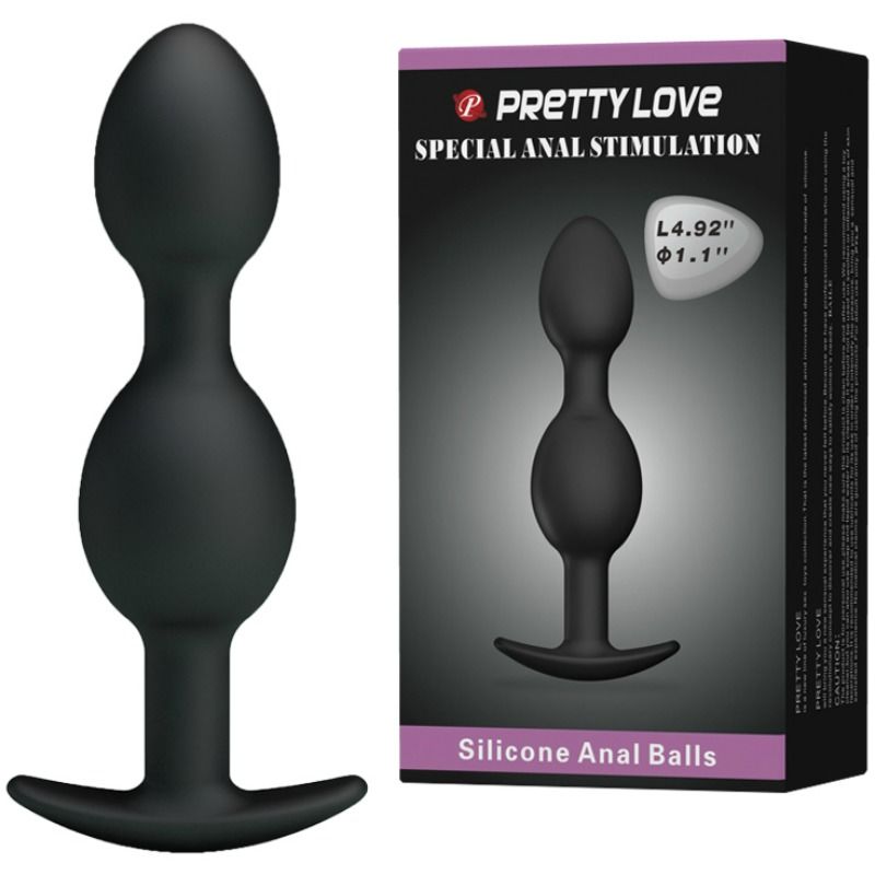 Anal Toys-Bile Anale din Silicon 12.5 Cm Negre 2 img 50367 10a534ec2f5a98d2b2c9363f9dfc977c 1