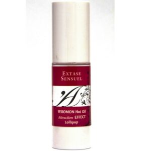 Extase Sensual-Ulei de Masaj Efect Încălzitor cu Feromoni Aromă - imagine 3