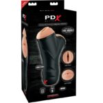 Pdx Elite-Masturbator Vibrator cu Dublă Penetrare-Waterproof — PIPEDREAMS · Masturbatoare (imaginea 4)