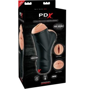 Pdx Elite-Masturbator Vibrator cu Dublă Penetrare-Waterproof 9 Pdx Elite-Masturbator Vibrator cu Dublă Penetrare-Waterproof - imagine 4