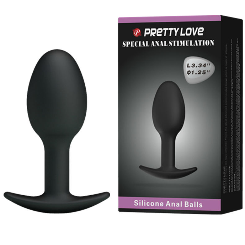 Pretty Love-Plug Anal din Silicon 6.5 Cm Negru 1 img 52635 9cc1be669d9cd6f7bfdea54fa429c166 1