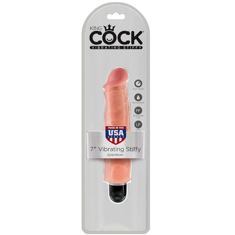 King Cock-17.8 cm Vibrating Stiffy Flesh-Waterproof 2 King Cock-17.8 cm Vibrating Stiffy Flesh-Waterproof — PIPEDREAMS · Vibratoare (imaginea 2)