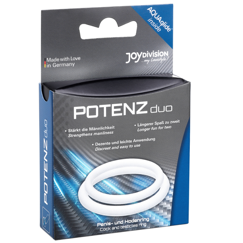 Joydivision Potenzduo-Inele Albe - M-Silicon 3 Joydivision Potenzduo-Inele Albe - M-Silicon · Inele & Mansoane Penis (imaginea 3)