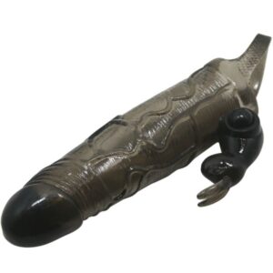 Baile For Him-Brave Man Husă pentru Penis cu Iepuraș Negru 16.5 Cm - imagine 8