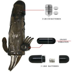 Baile For Him-Brave Man Husa pentru Penis cu Stimulare Clitoris 14 Baile For Him-Brave Man Husa pentru Penis cu Stimulare Clitoris - imagine 4
