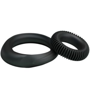 Baile For Him-Kit 2 Inele din Silicon Ring Manhood - imagine 3