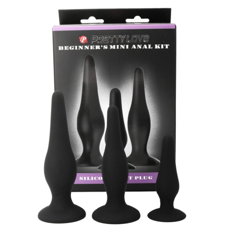 Anal Toys-Kit de Inițiere Plug Anal din Silicon-Waterproof 2 img 53314 234a10d548f9a7847604f2497db0fd46 1