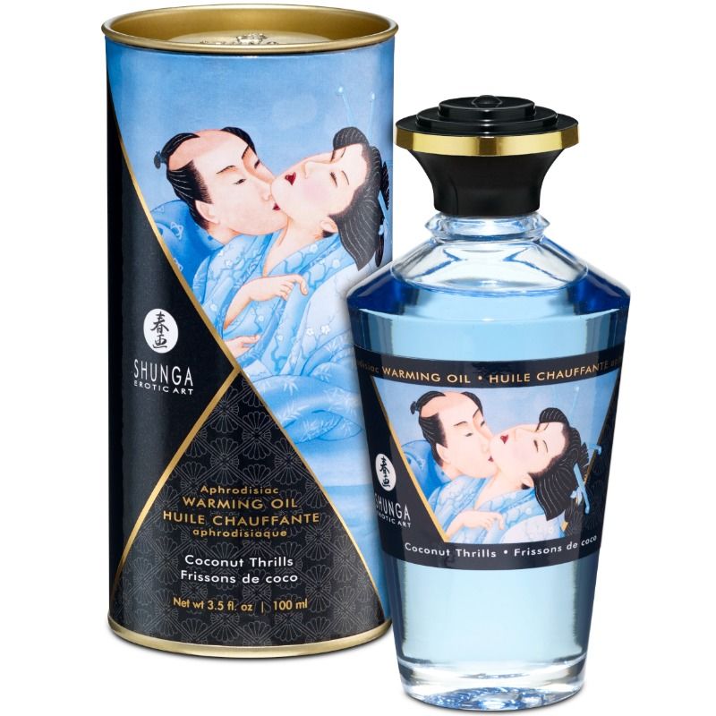 Shunga Oils-Ulei de Masaj Aromă Cocos, Efect de Încălzire, 100 Ml 1 img 54974 6b006238a06bb849560a4d0eb3b9c111 1