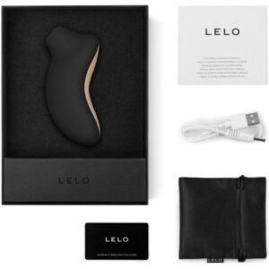 Lelo-Sona Stimulator pentru Clitoris Negru-Silicon, 7 Trepte - imagine 4