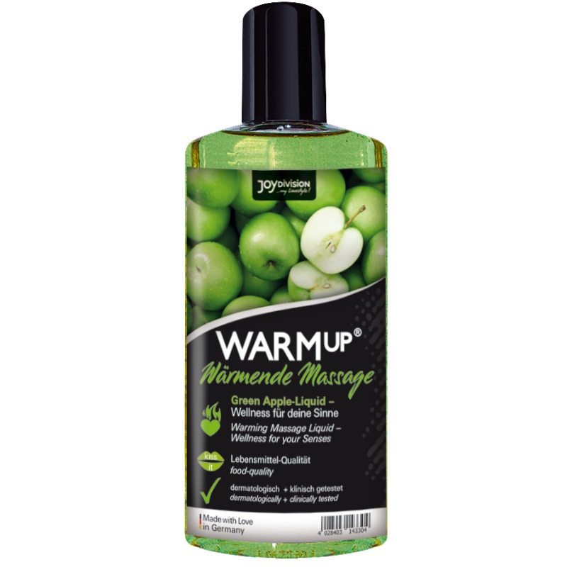 Joydivision Warmup-Ulei de Masaj Măr Verde - 150 Ml 1 img 58072 2fc59ae048cd1ff073ae7f33984b2a38 1