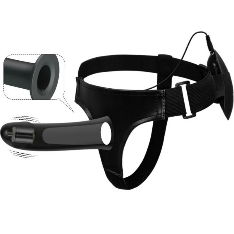 Harness Collection-Vito Strap on cu Dildo Gol și Vibrație 17.3 Cm 1 img 59062 e8179542fcd5a11a843184472b3f4a5b 1