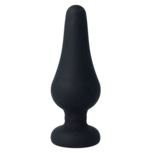Intense Anal Toys-Pipo L Plug Anal Silicon Negru, 13 Cm - imagine 3