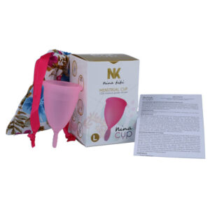Nina Kikí-Cupa Menstruala Roz - Mărime L 14 Nina Kikí-Cupa Menstruala Roz - Mărime L - imagine 6