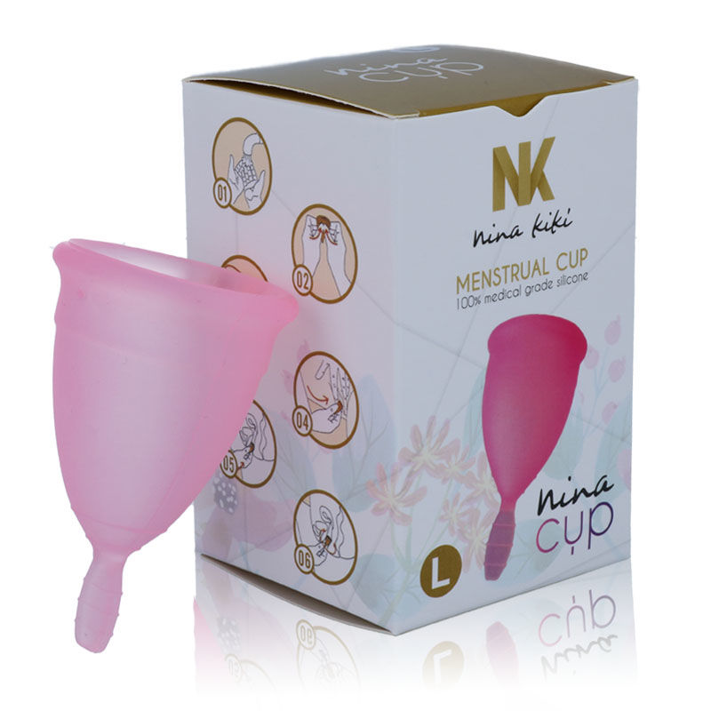 Nina Kikí-Cupa Menstruala Roz - Mărime L 8 img 60045 d866e3f2ad244c4c6b1a700f34fa3072 1
