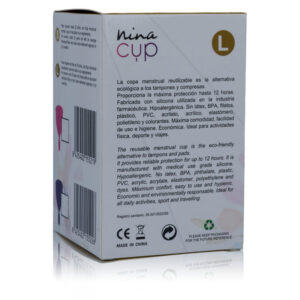 Nina Kikí-Cupa Menstruala Roz - Mărime L 12 Nina Kikí-Cupa Menstruala Roz - Mărime L - imagine 4