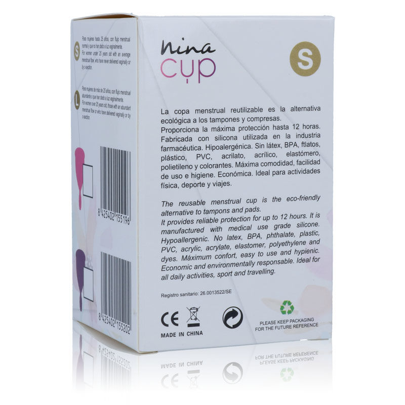 Nina Kikí-Cupă Menstruală Nina Roz - Size S 2 img 60050 0a474ca7fd282dcc4d5b9774539215ad 1