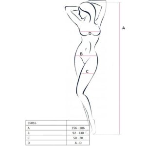 Passion Woman Bodystockings-Woman BS016 Bodystocking Roșu One Size 4 Passion Woman Bodystockings-Woman BS016 Bodystocking Roșu One Size - imagine 2