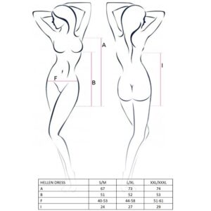 Passion-Woman Hellen Rochie si Tanga, Mărime L/XL · Lenjerie Sexy Femei (imaginea 2)