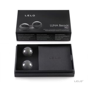 Lelo-Luna Beads Noir Bile Kegel pentru Exerciții Pelvine-Silicon - imagine 3