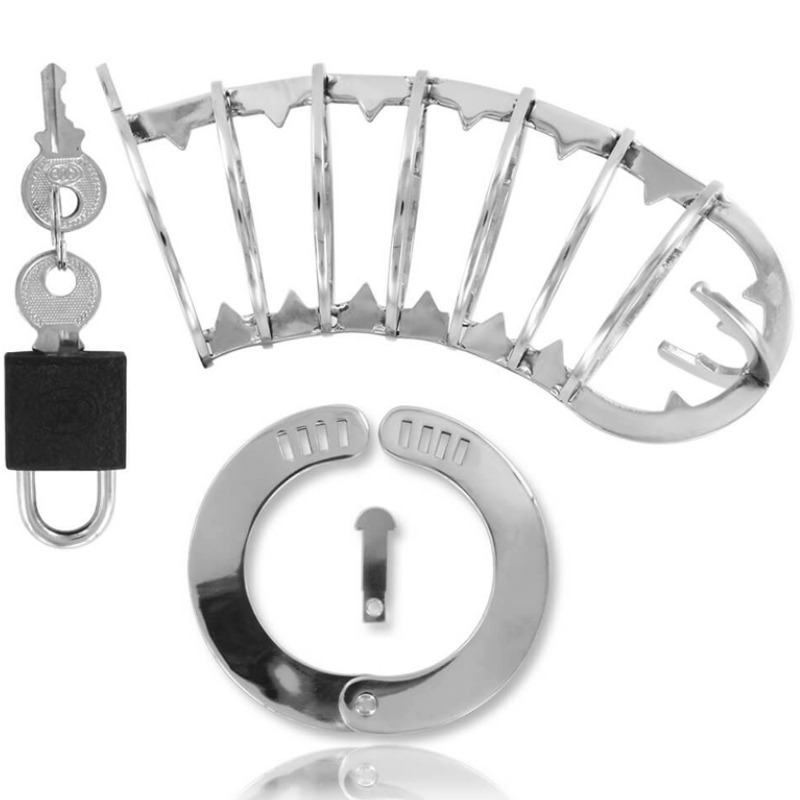 Metal Hard-Cușcă pentru Penis cu Lacăt de Siguranță 14 Cm 2 img 67525 b393b45ebdc03feddb2ea2d8cd85c0e8 1