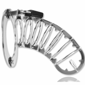Metal Hard-Cușcă pentru Penis cu Lacăt de Siguranță 14 Cm 4 Metal Hard-Cușcă pentru Penis cu Lacăt de Siguranță 14 Cm - imagine 1